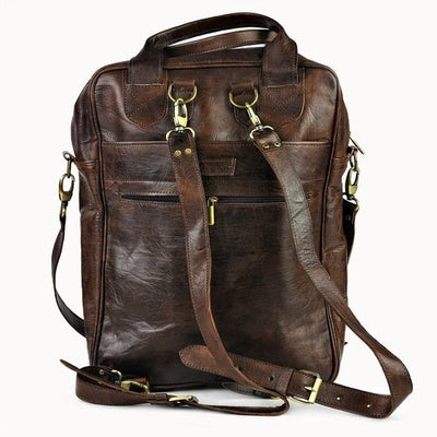 Leather Backpack 'Zoya' - 365 Noir